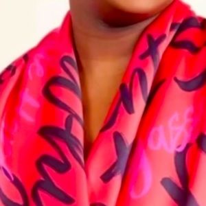 Sassy Jones Red and Black Confidence Scarf.
